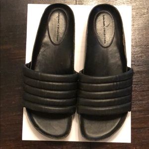 Zara Black Slides
